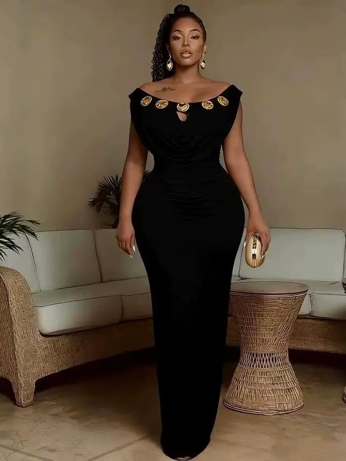 Robe de soirée pour fêtes, taille haute, coupe ajustée, style bohème, chic, pour femme, pour invitat