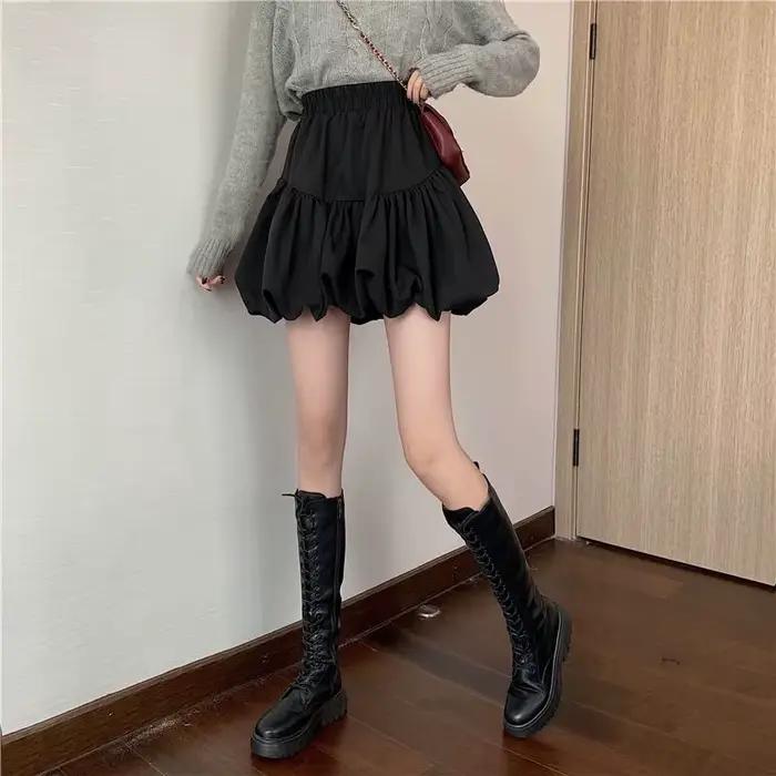 Mini jupe pouvez-vous aru pour femme, vêtements taille haute, patchwork, offre courte, jeune, emo, m