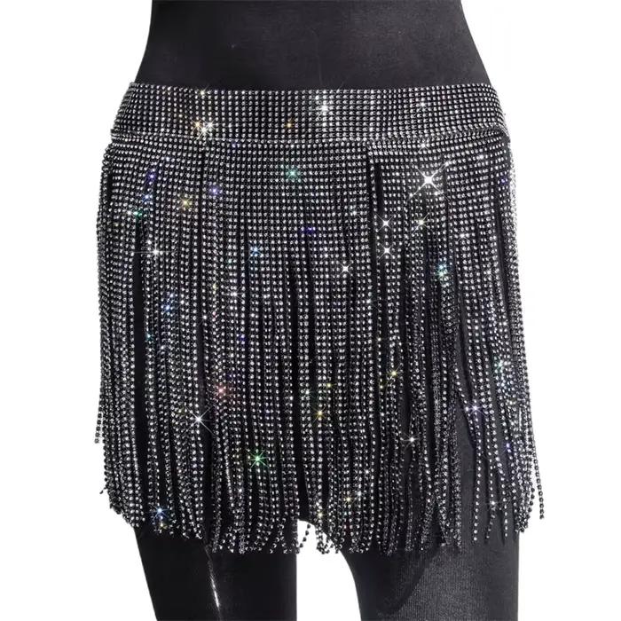 Mini-jupes de plage décontractées à pampilles pour femmes, vêtements Y2K, noir, blanc, orange, rose,