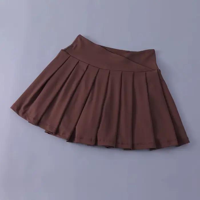 Jupe plissée de Tennis pour femmes, taille haute, athlétique, Golf, jupes de sport d'entraînement av
