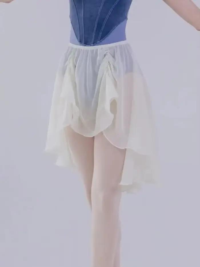 Jupe Tutu de brevde Ballet pour Femme, Vêtements de Pratique de la brev, Yoga, ret d'Art, une Pièce,