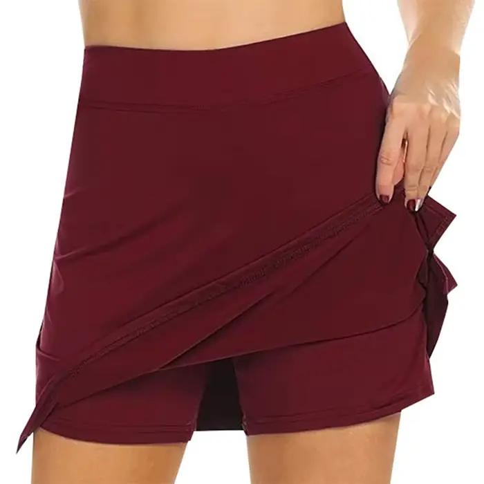 Pragi S-4xl jupe dames grande taille taille haute mince minceur jupe courte a-ligne Shorts Tennis sp