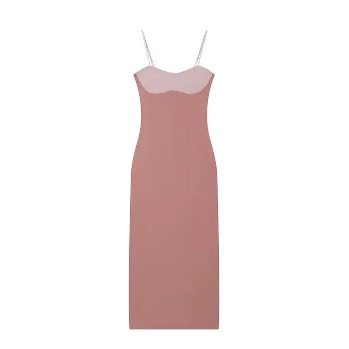 Robes longues sexy pour femmes, robe corset dos nu d'été, robes de soirée à bretelles pour femmes, r