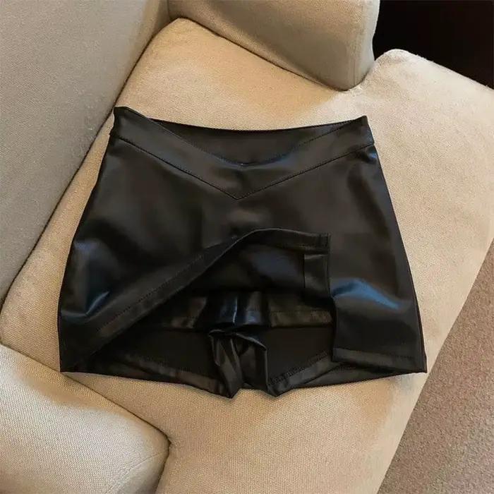MMobTemperament-Mini jupes taille haute pour femmes, Streetwear chic, Simple, Slim, Sexy, Populaire,