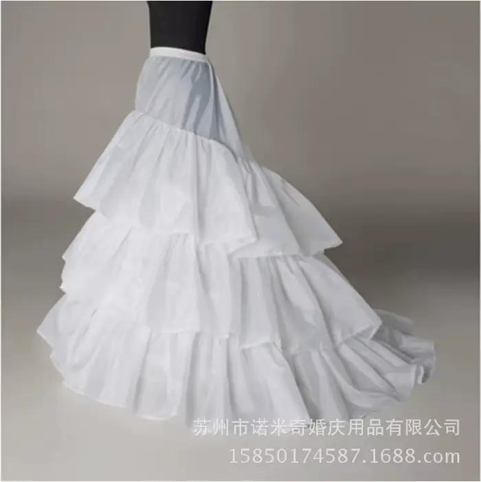 Jupon de mariée en tulle noir, grande jupe bouffante, silhouette trapèze, sans bretelles, longueur m