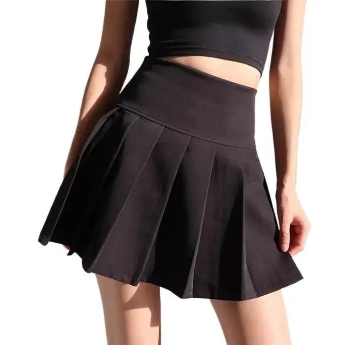 Mini jupes plissées pour femmes, jupes d'été pour l'école japonaise, taille haute, Kawaii, mignonne,