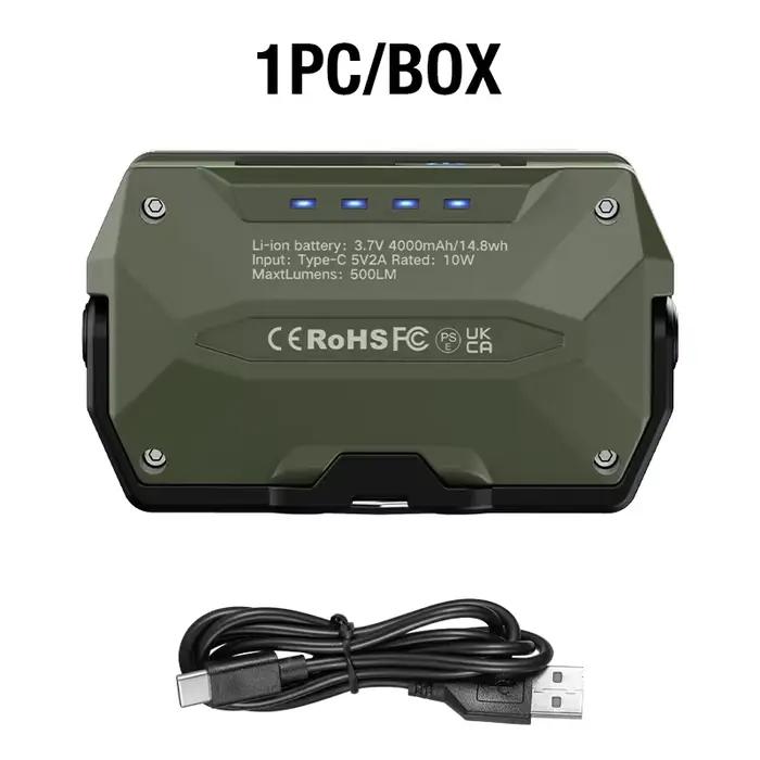 Lanterne de camping portable d'extérieur, batterie super longue durée 4000 mAh, lumière d'urgence re