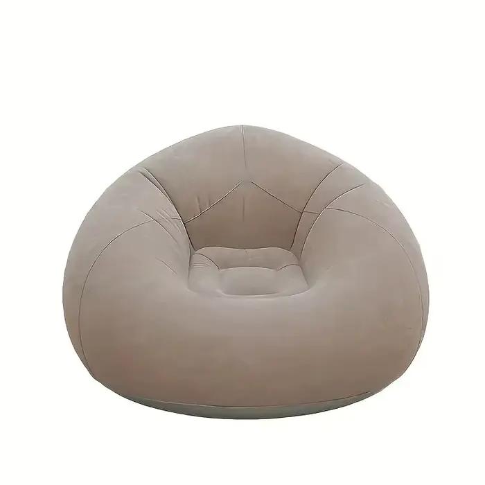 Chaise longue gonflable d'extérieur - Polypropylène durable avec pompe à air, pliable, gonflage rapi