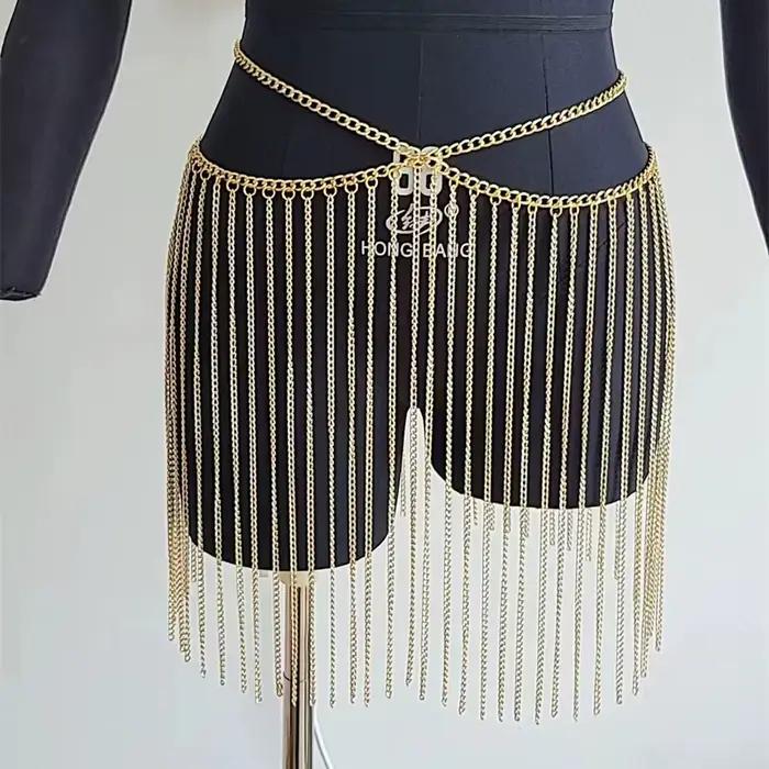 Jupe à franges avec gâteau pour femmes, ligne A, ceinture taille haute, strass, nouvelle mode, jupes