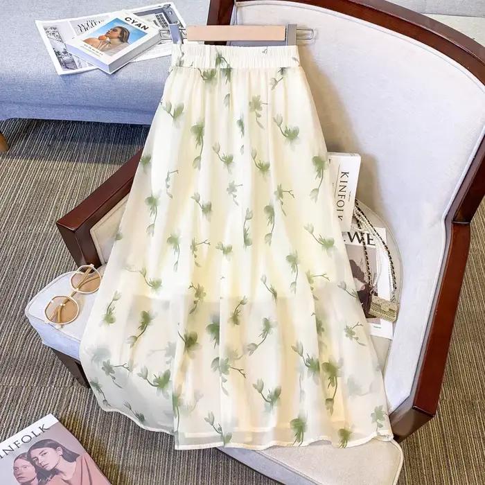 Jupe Y2k, jupes longues bohèmes pour femmes, vêtements de mode, vêtements d'été, plage, voyage, déco