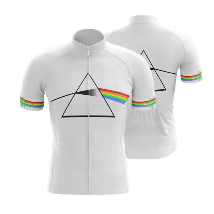 Maillot de cyclisme pour hommes, chemise de sport à manches longues/courtes, vêtements de vélo de ro