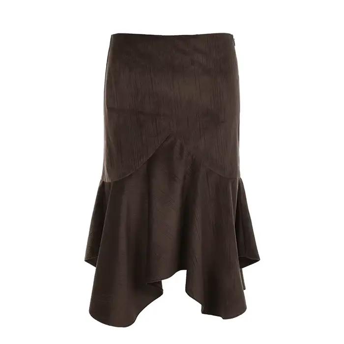 Jupe midi asymétrique design Printemps/Été 2026 style vintage américain