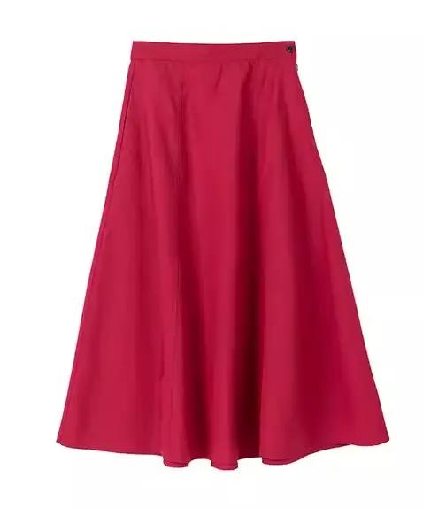 Jupe longue en coton et lin pour femme, style décontracté et polyvalent, nouvelle collection été, av