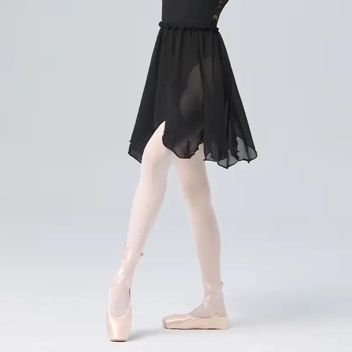 Jupe de danse de ballet en mousseline de soie en forme de pétale pour femmes, jupes d'entraînement d