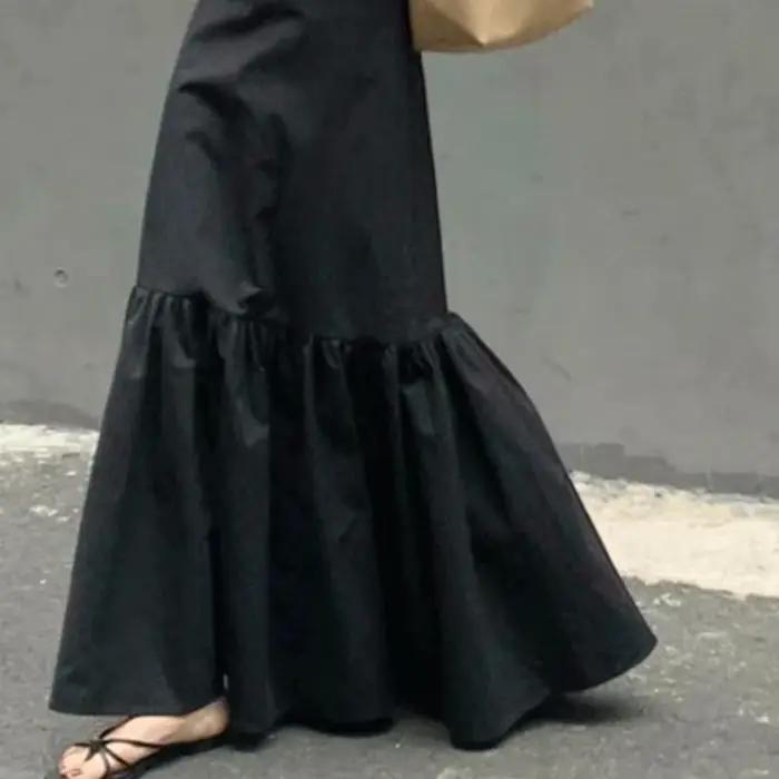 Jupe midi haut de gamme pour femmes, nouveaux styles printemps-été, petite taille, taille haute, ami