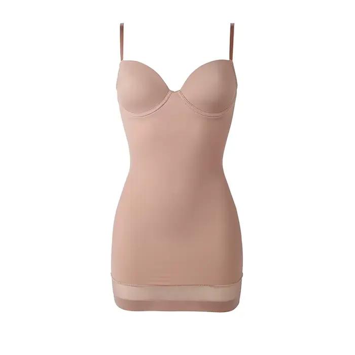 Jupon Slim pour femmes, contrôle de la mode, sous-robe, Ropa, vêtements intimes Sexy, sous-jupe pour