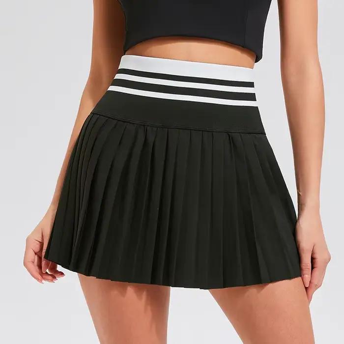 Jupes de golf VITALINOVO pour femmes, jupe de tennis taille haute avec poches, jupes plissées athlét