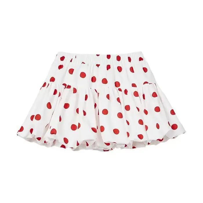 Jupe bouffante Y2K d'été style bohème pour la plage, mini-jupe trapèze, vêtements pour femmes, jupe 