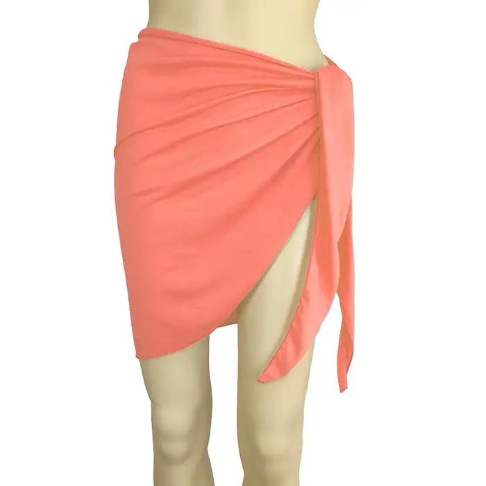 Jupes de plage pour femmes, maillots de bain d'été, paréos unis, shorts de plage, sarongs, jupes mi-