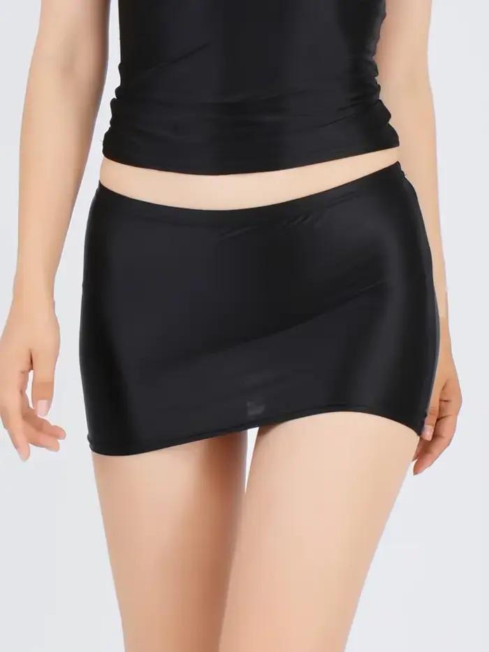 Mini jupe ultracourte sexy pour femmes, jupe crayon transparente fine, jupe moulante, jupe haute éla