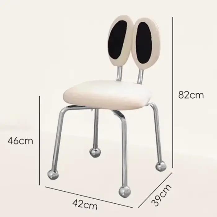 Chaises de salon confortables, Design moderne et élégant, chaise de maquillage, pivotante de luxe, i