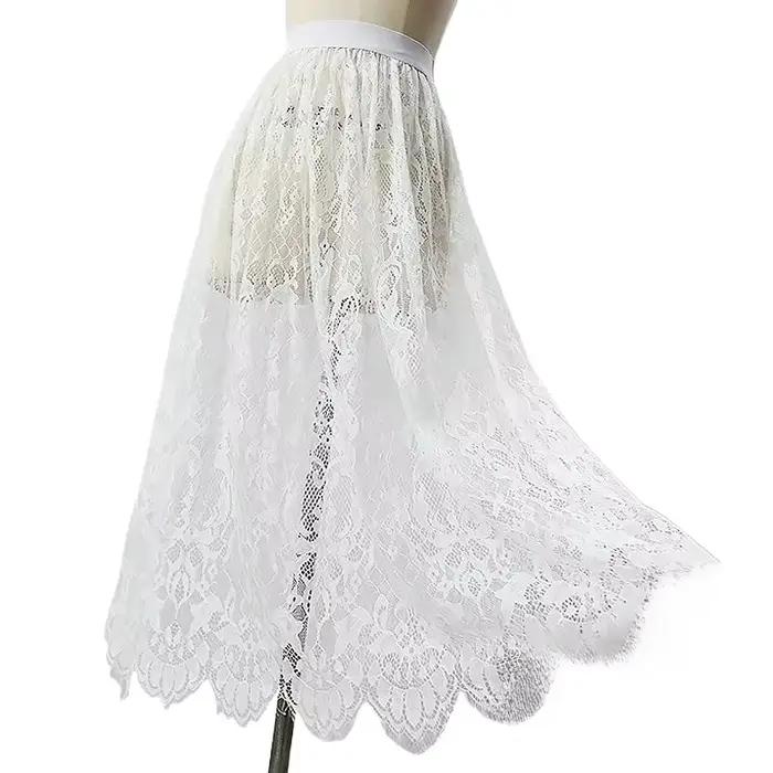 Jupon court pour femme, faux bas de jupe, extension de bas de jupe pour chemisier, mode coréenne, ju