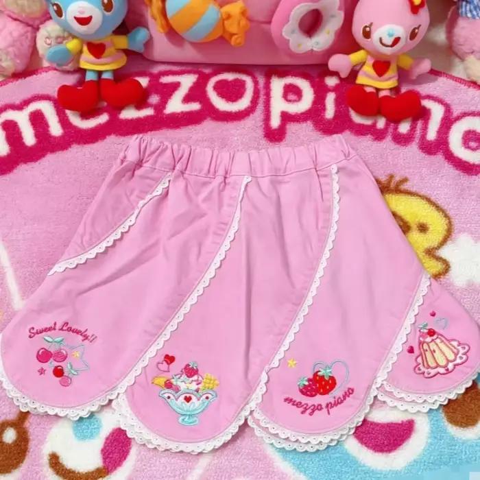 Mini Jupe femme 2025 Faldas Mujer De Moda dessin animé broderie mignon Saia mode japonaise Jupe irré