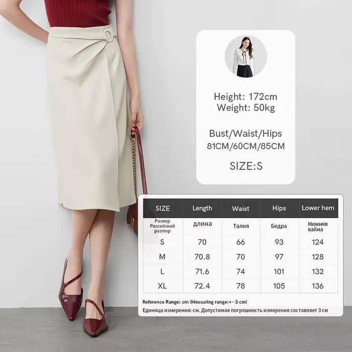 Jupes portefeuille élégantes SENTUBILA pour femmes – Collection Printemps-Automne 2026 – Tenue de bu