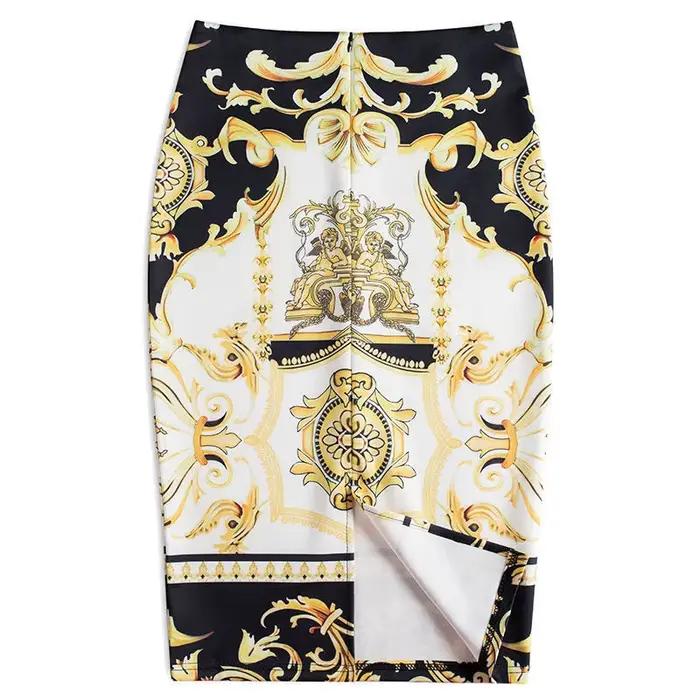 Jupes mi-longues décontractées pour femmes, taille haute, extensibles aux hanches, Style coréen, Sli