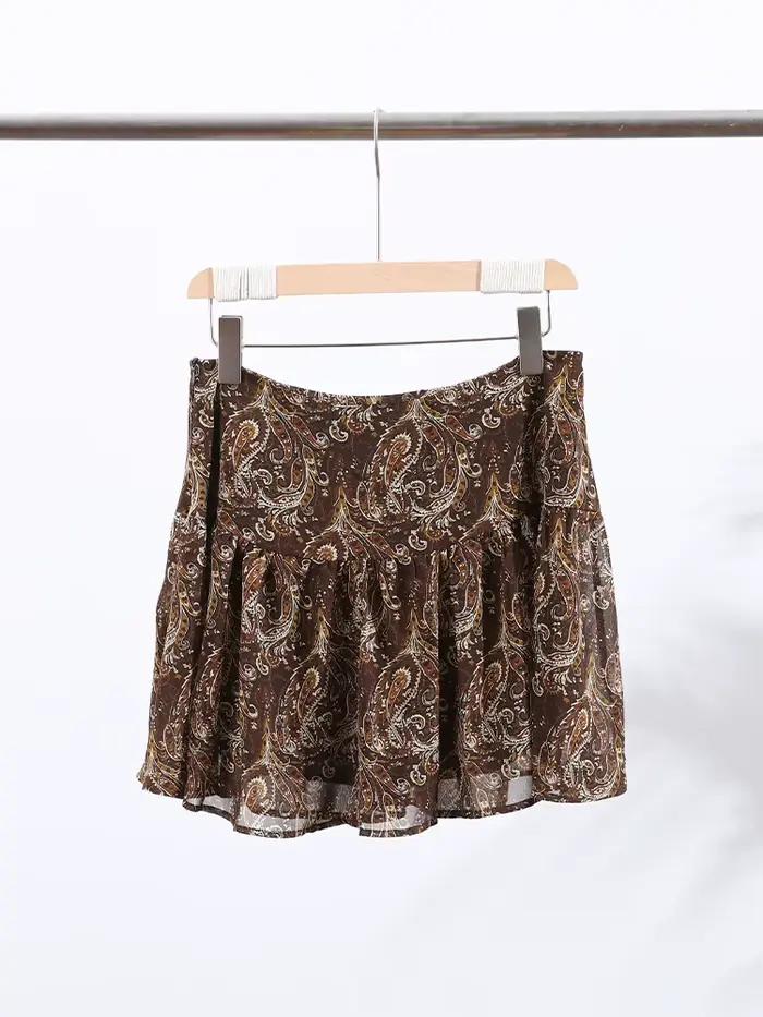Charmante imprimé mince femmes jupe longue taille haute hanche paquet longueur au sol grandes jupes 