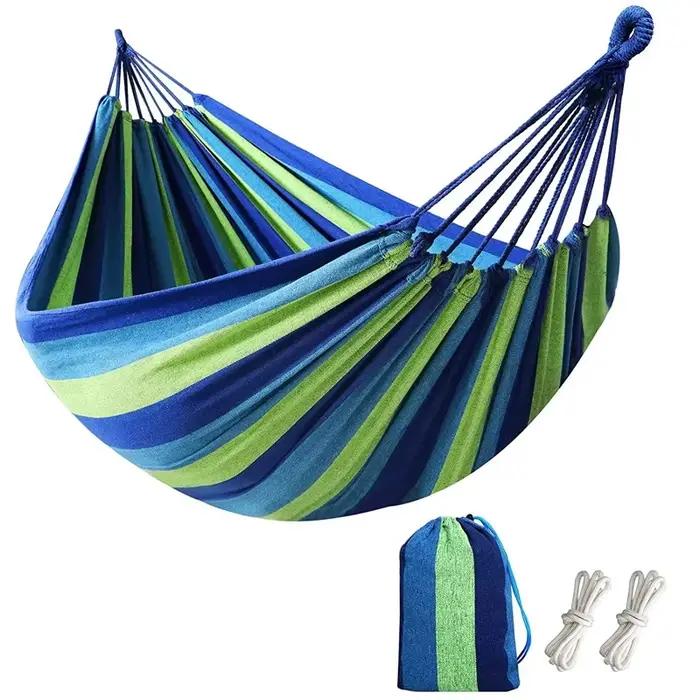 Hamac de loisirs durable pour une personne, chaise suspendue de voyage, lit suspendu, hamacs décontr