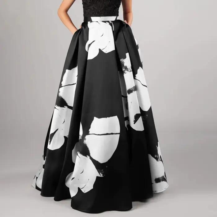 Jupe bohème taille haute pour femme