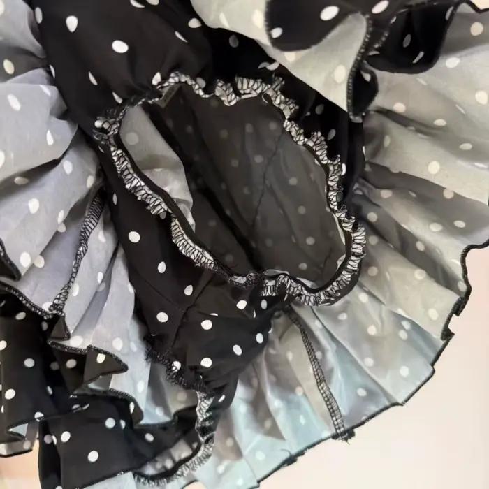 Mini jupe noire de Style français pour femmes