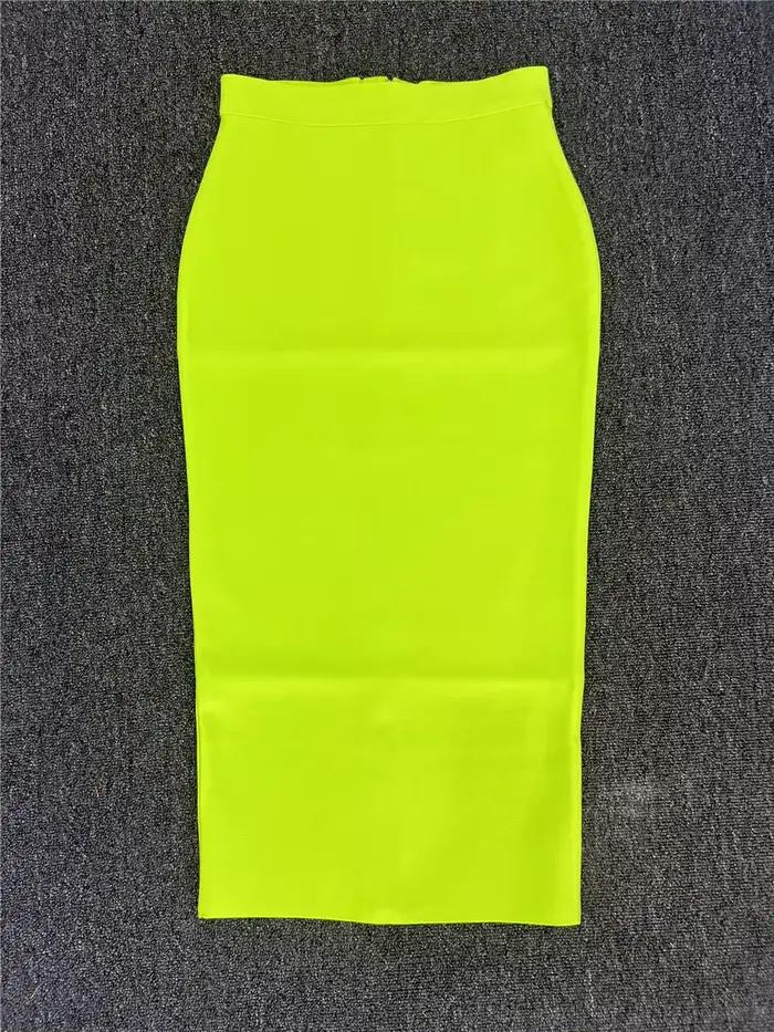 Jupe bandage taille haute pour femme