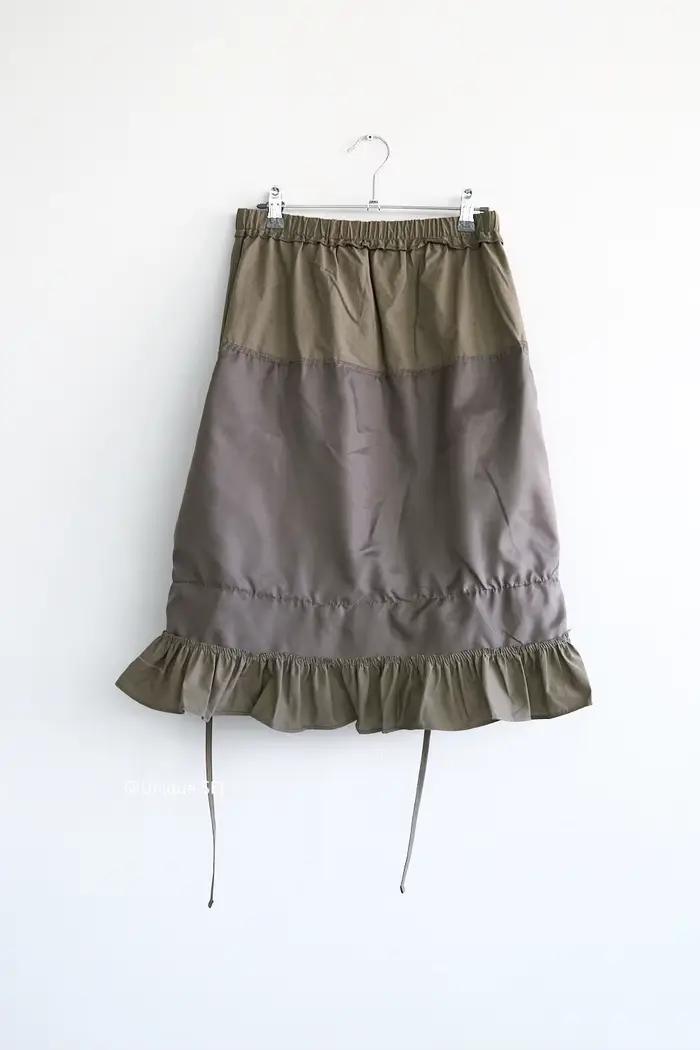 Jupe plissée de style safari polyvalente