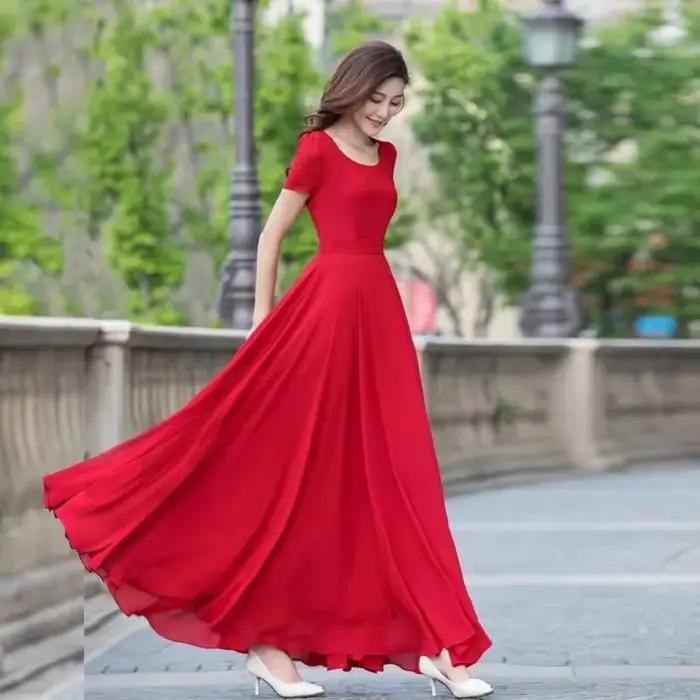 Nouvelle Robe Longue d'Été pour Femme 206