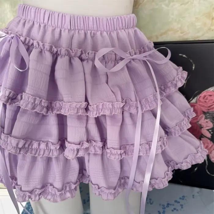 Jupe Femme Vintage Courte Acrylique Polyester Mini À Arc Pour Bureau Ou Événements Spéciaux