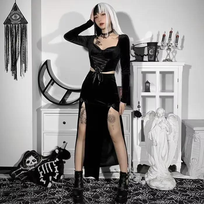 Jupe longue de fête chic pour femme