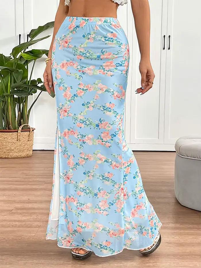 Jupe longue femme, nouvelle collection été