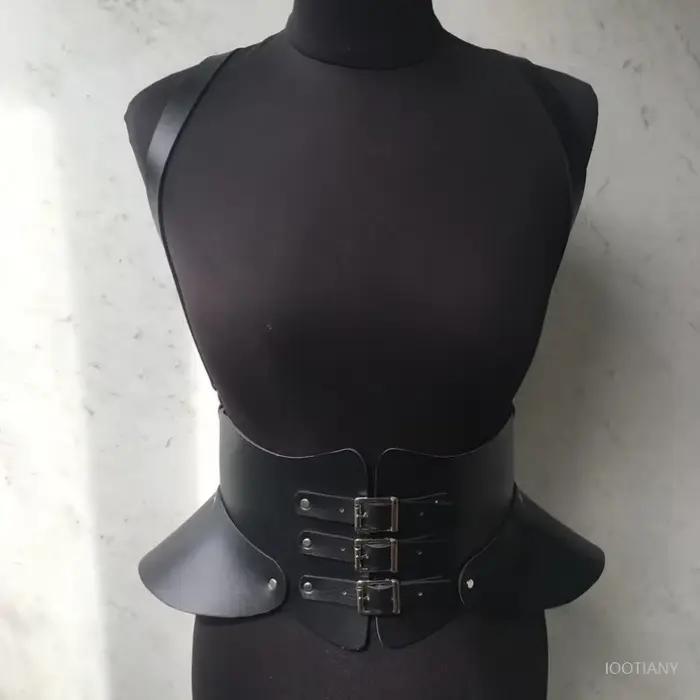 Mini jupe gothique métallique argentée pour femmes