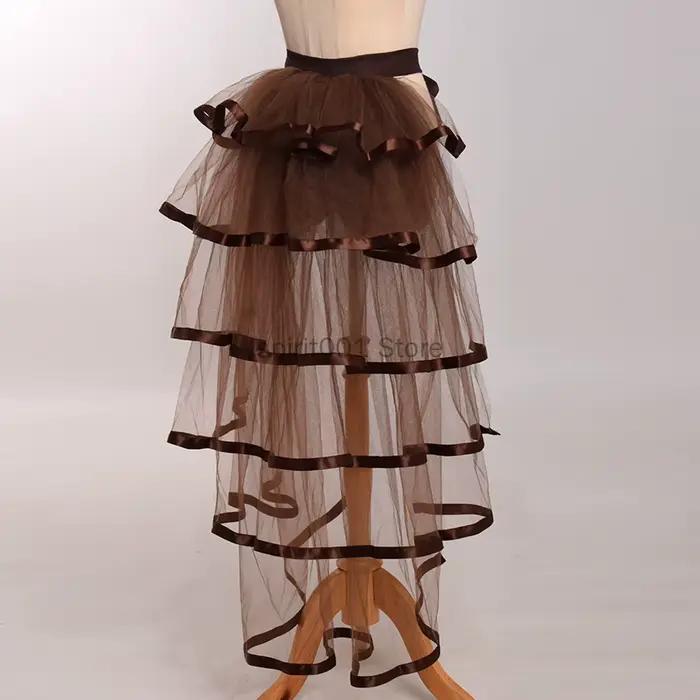 Femmes Punk gonflé à volants Tutu fête agitation jupes Sexy Steampunk Cocktail