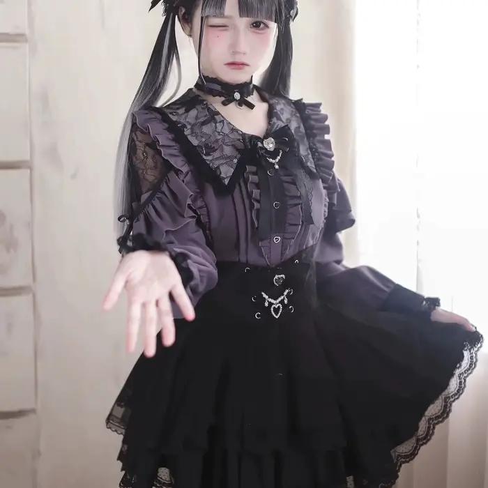 Chemise Jirai kei, jupe JK