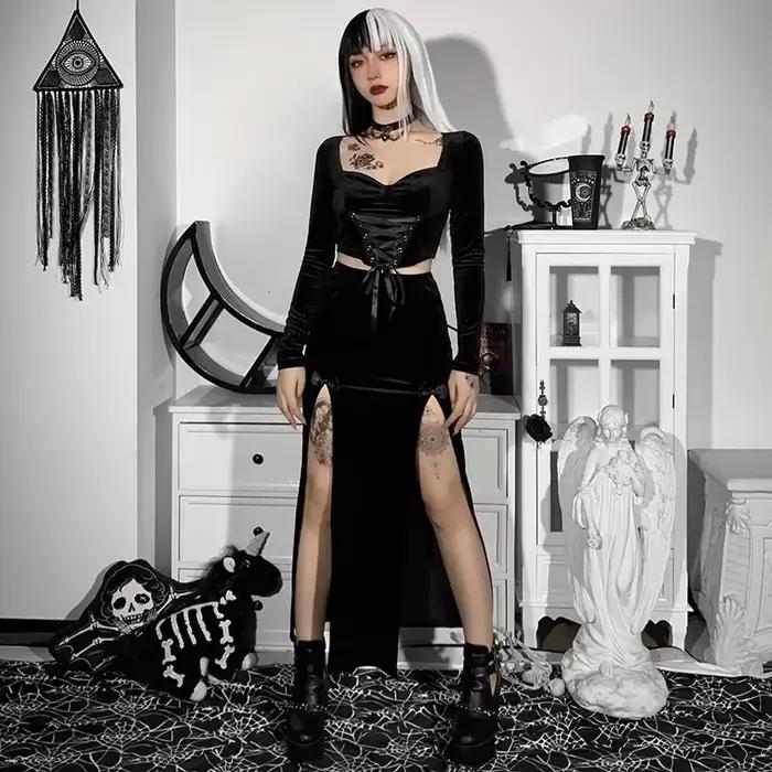 Jupe longue de fête chic pour femme