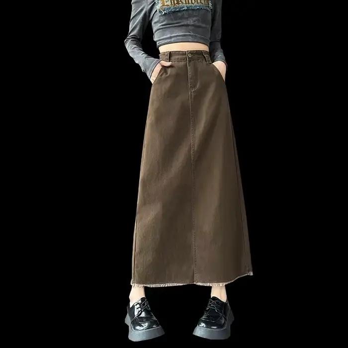 Jupe mi-longue Cowboy pour femmes