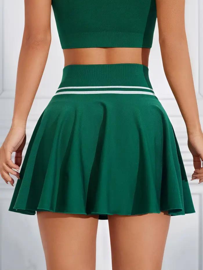 Jupe plissée taille haute