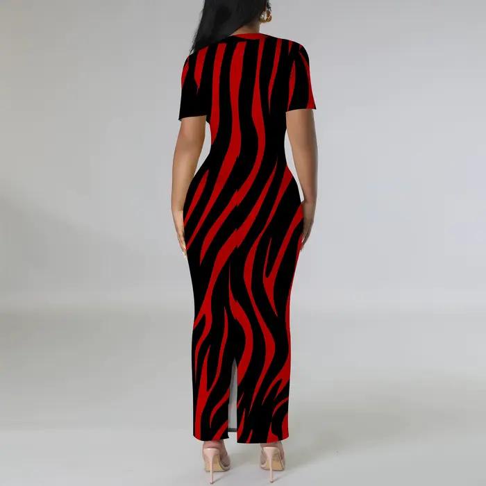 Jupe crayon à imprimé animal pour femme