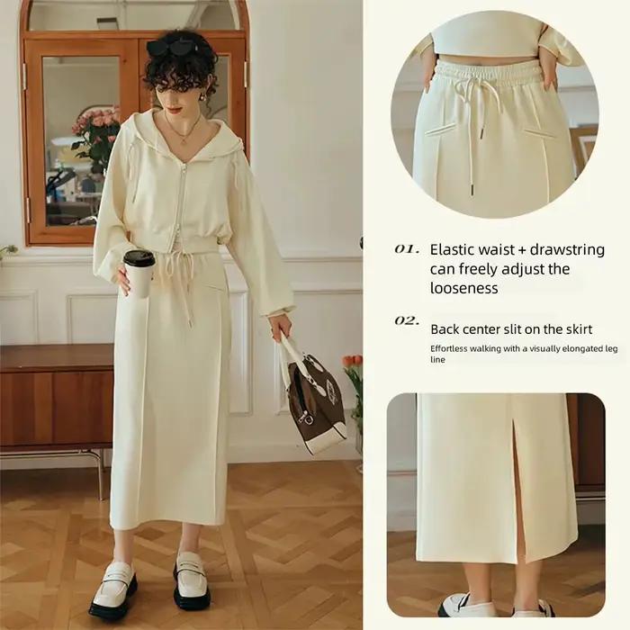 Jupe en coton tricoté pour femme OLrain