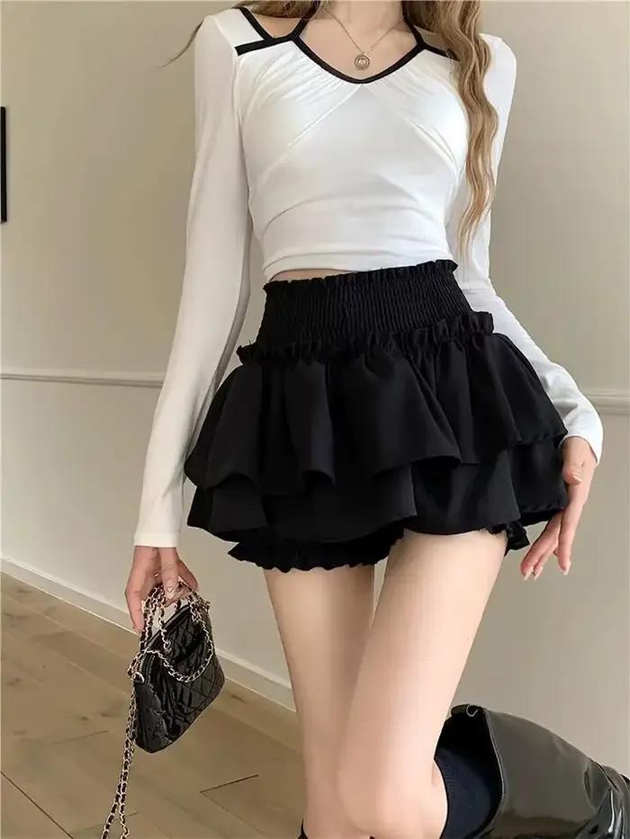 Mini-jupe mignonne et sexy style Balletcore