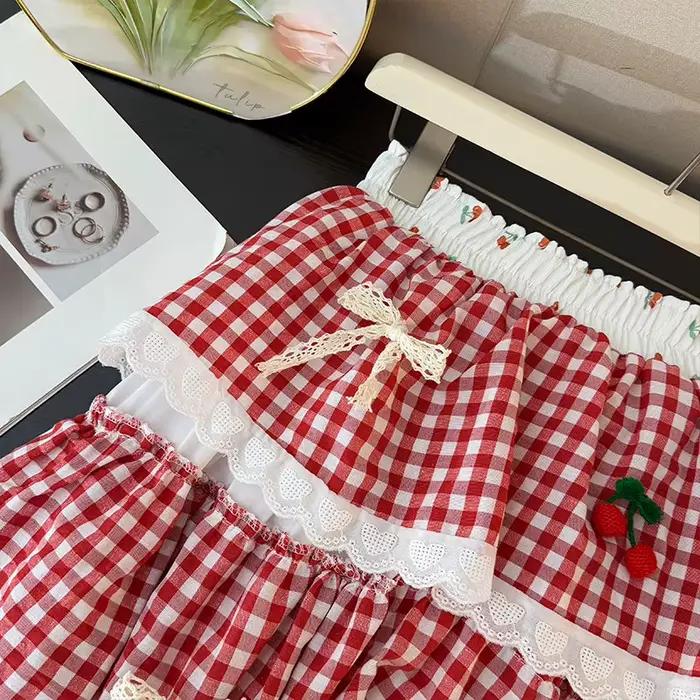 Jupes à carreaux douces pour femmes