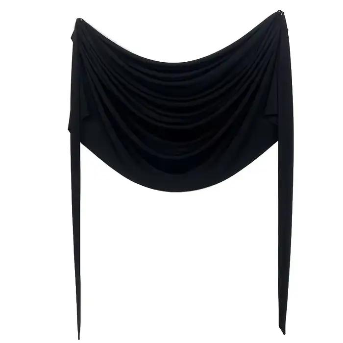 Jupe de danse latine personnalisée, écharpe de hanche pour adulte, une pièce à lacets, tenue d'entraînement, tablier de danse, rideau de pet de joint de taille triangulaire